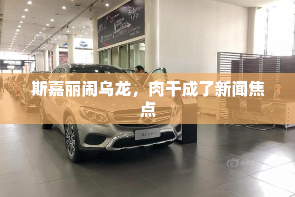 斯嘉丽闹乌龙，肉干成了新闻焦点