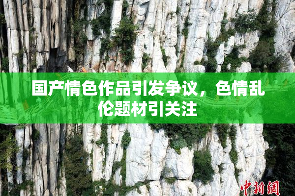 国产情色作品引发争议，色情乱伦题材引关注