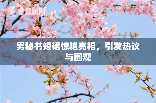 男秘书短裙惊艳亮相，引发热议与围观