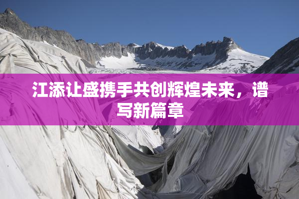 江添让盛携手共创辉煌未来，谱写新篇章
