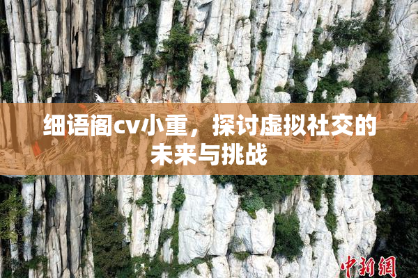 细语阁cv小重，探讨虚拟社交的未来与挑战