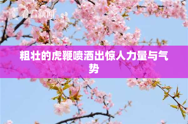 粗壮的虎鞭喷洒出惊人力量与气势