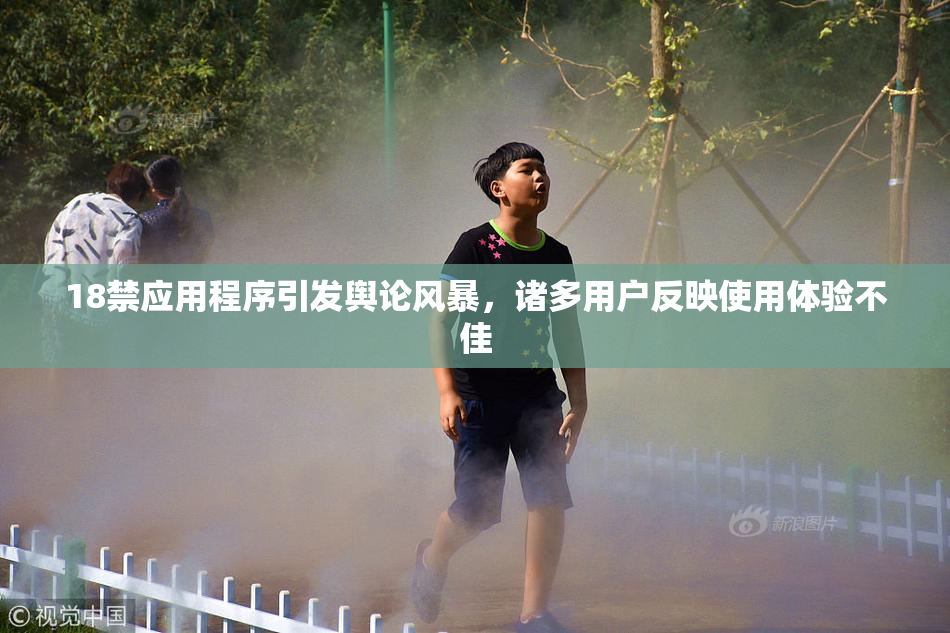 18禁应用程序引发舆论风暴，诸多用户反映使用体验不佳