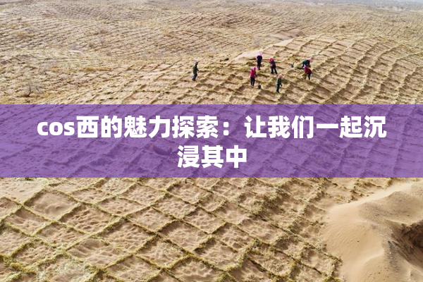 cos西的魅力探索：让我们一起沉浸其中