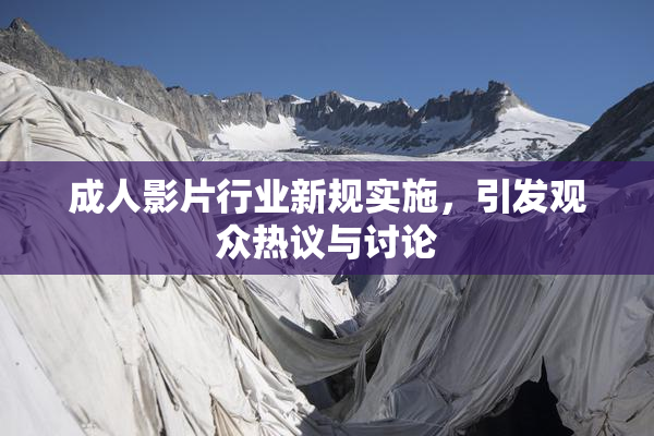 成人影片行业新规实施，引发观众热议与讨论
