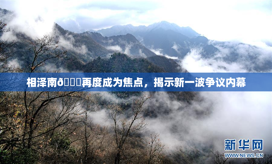 相泽南😚再度成为焦点，揭示新一波争议内幕