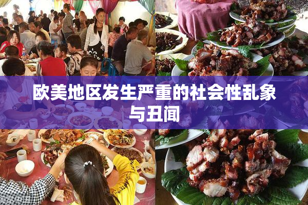 欧美地区发生严重的社会性乱象与丑闻