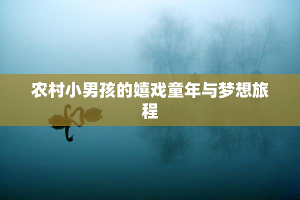农村小男孩的嬉戏童年与梦想旅程