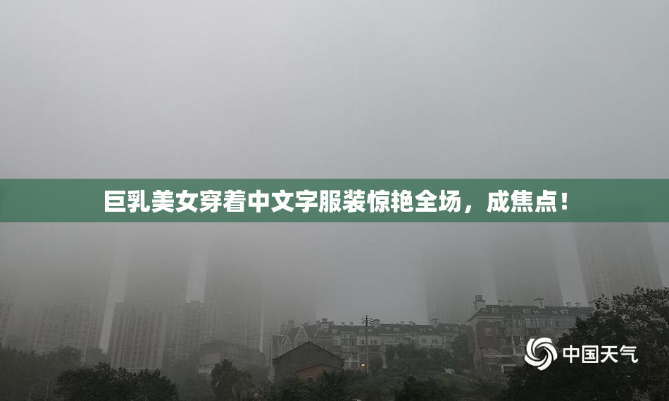 巨乳美女穿着中文字服装惊艳全场，成焦点！