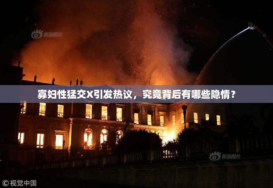 寡妇性猛交X引发热议，究竟背后有哪些隐情？