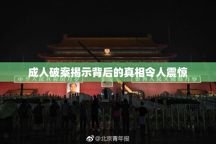成人破案揭示背后的真相令人震惊
