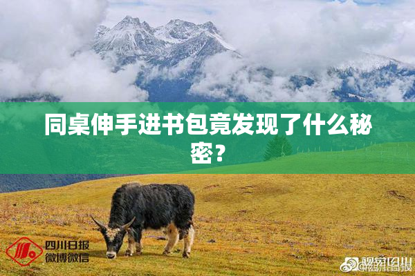 同桌伸手进书包竟发现了什么秘密？