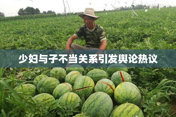 少妇与子不当关系引发舆论热议