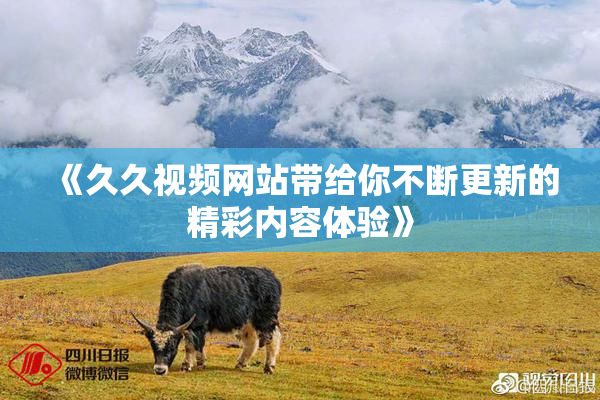 《久久视频网站带给你不断更新的精彩内容体验》