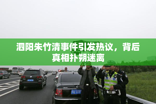 泗阳朱竹清事件引发热议，背后真相扑朔迷离