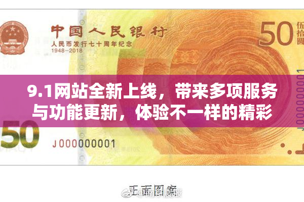 9.1网站全新上线，带来多项服务与功能更新，体验不一样的精彩内容