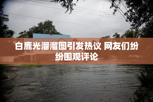 白鹿光溜溜图引发热议 网友们纷纷围观评论