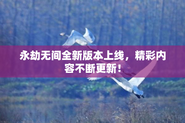 永劫无间全新版本上线，精彩内容不断更新！