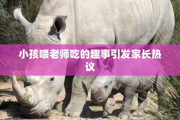 小孩喂老师吃的趣事引发家长热议