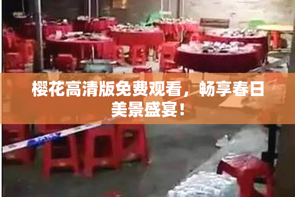 樱花高清版免费观看，畅享春日美景盛宴！