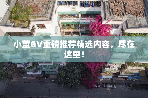 小蓝GV重磅推荐精选内容，尽在这里！