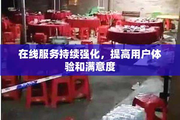 在线服务持续强化，提高用户体验和满意度