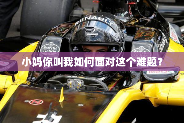 小妈你叫我如何面对这个难题？