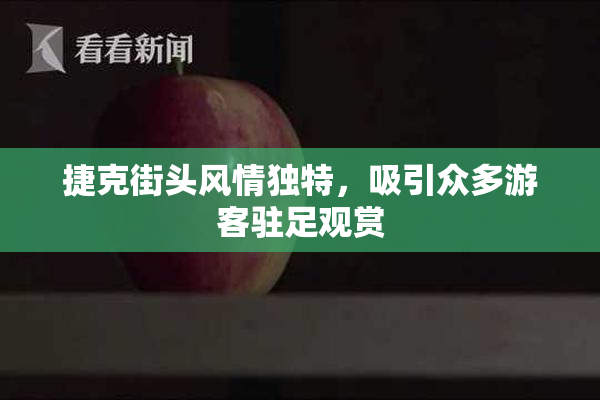 捷克街头风情独特，吸引众多游客驻足观赏