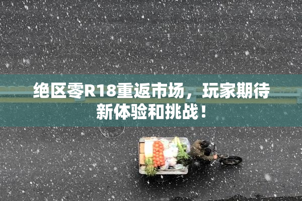 绝区零R18重返市场，玩家期待新体验和挑战！