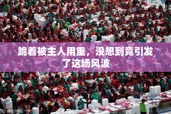 跪着被主人用重，没想到竟引发了这场风波