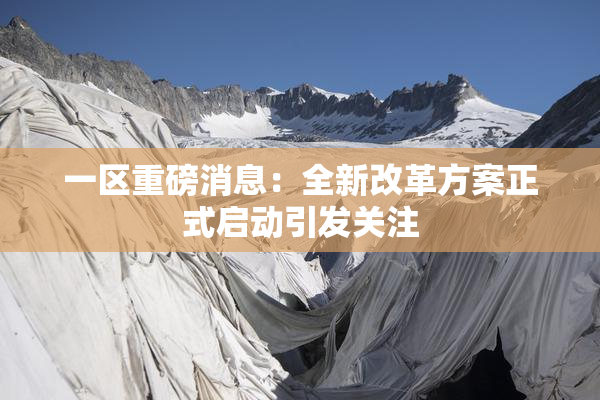 一区重磅消息：全新改革方案正式启动引发关注