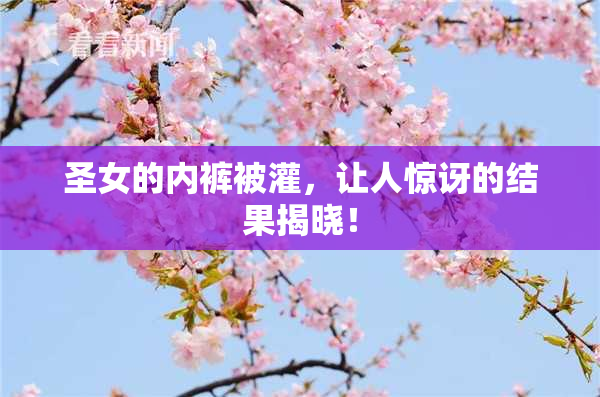 圣女的内裤被灌，让人惊讶的结果揭晓！