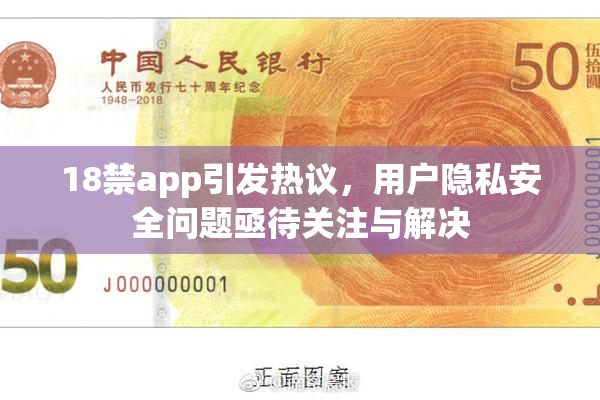 18禁app引发热议，用户隐私安全问题亟待关注与解决
