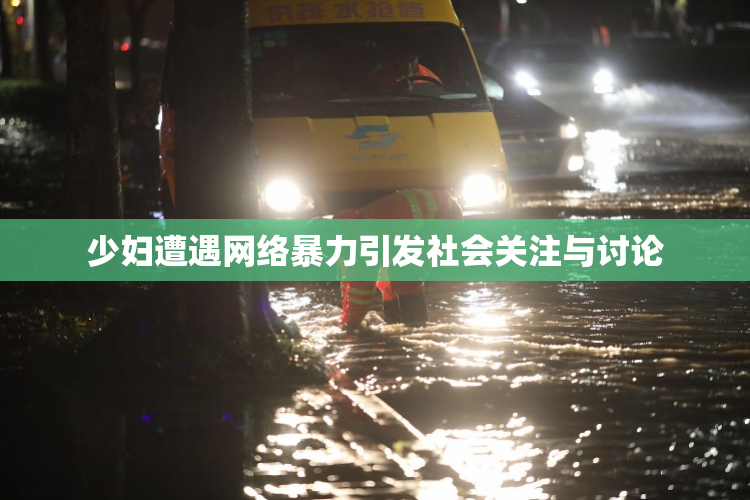 少妇遭遇网络暴力引发社会关注与讨论
