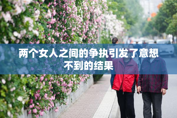 两个女人之间的争执引发了意想不到的结果