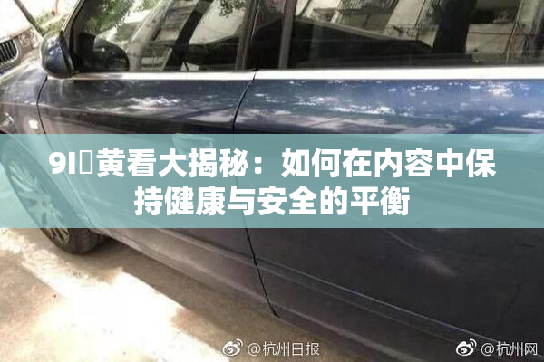 9I婬黄看大揭秘：如何在内容中保持健康与安全的平衡