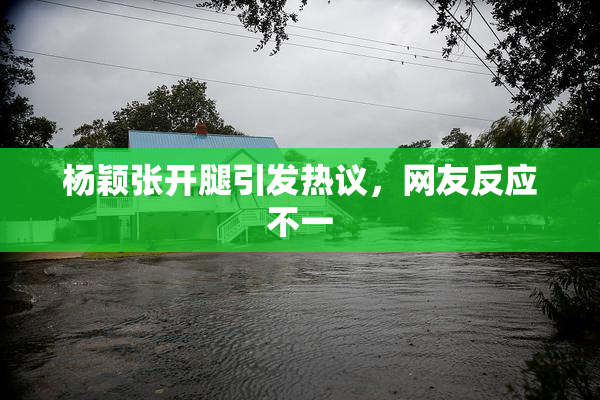 杨颖张开腿引发热议，网友反应不一