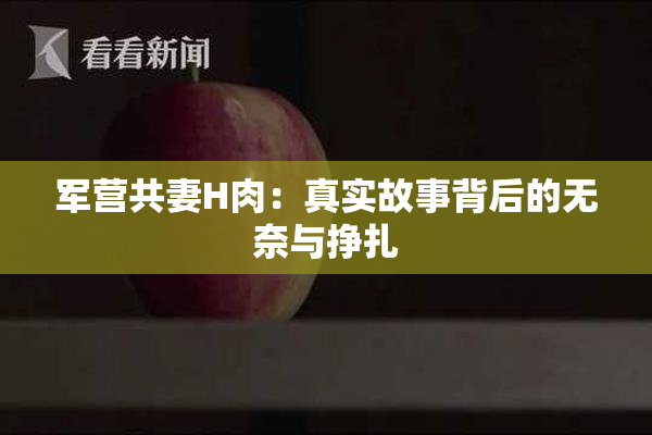 军营共妻H肉：真实故事背后的无奈与挣扎