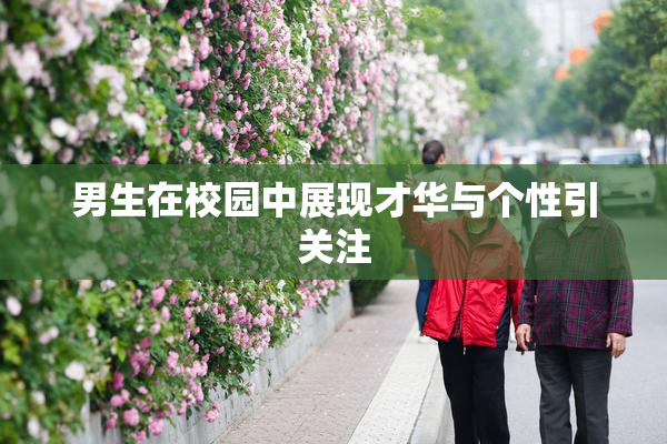 男生在校园中展现才华与个性引关注
