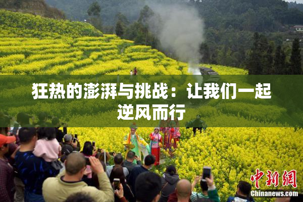 狂热的澎湃与挑战：让我们一起逆风而行