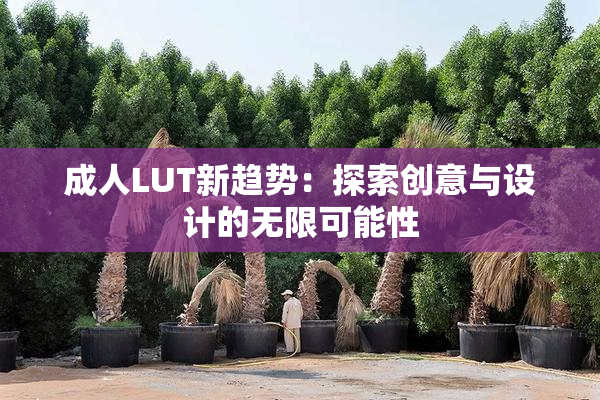成人LUT新趋势：探索创意与设计的无限可能性