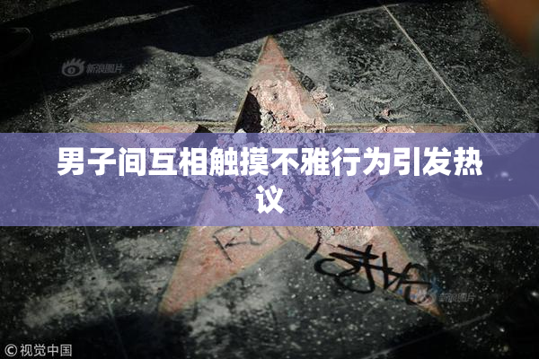男子间互相触摸不雅行为引发热议