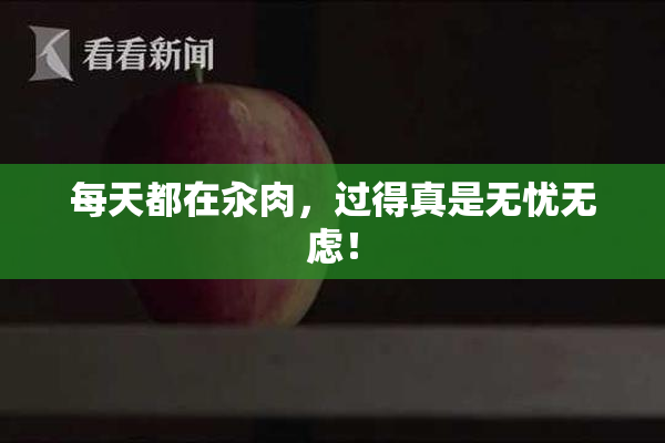 每天都在汆肉，过得真是无忧无虑！