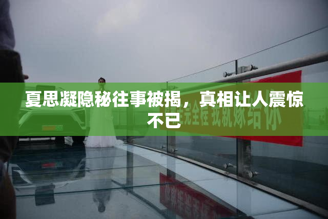 夏思凝隐秘往事被揭，真相让人震惊不已