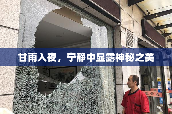 甘雨入夜，宁静中显露神秘之美