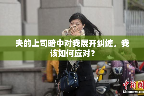 夫的上司暗中对我展开纠缠，我该如何应对？