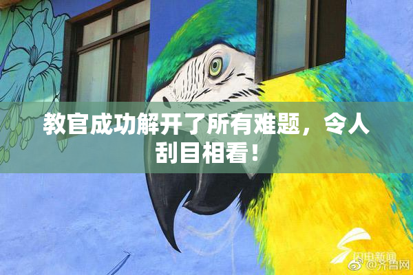 教官成功解开了所有难题，令人刮目相看！