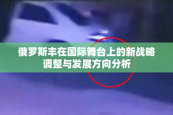 俄罗斯丰在国际舞台上的新战略调整与发展方向分析