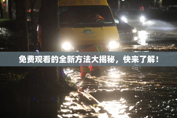 免费观看的全新方法大揭秘，快来了解！