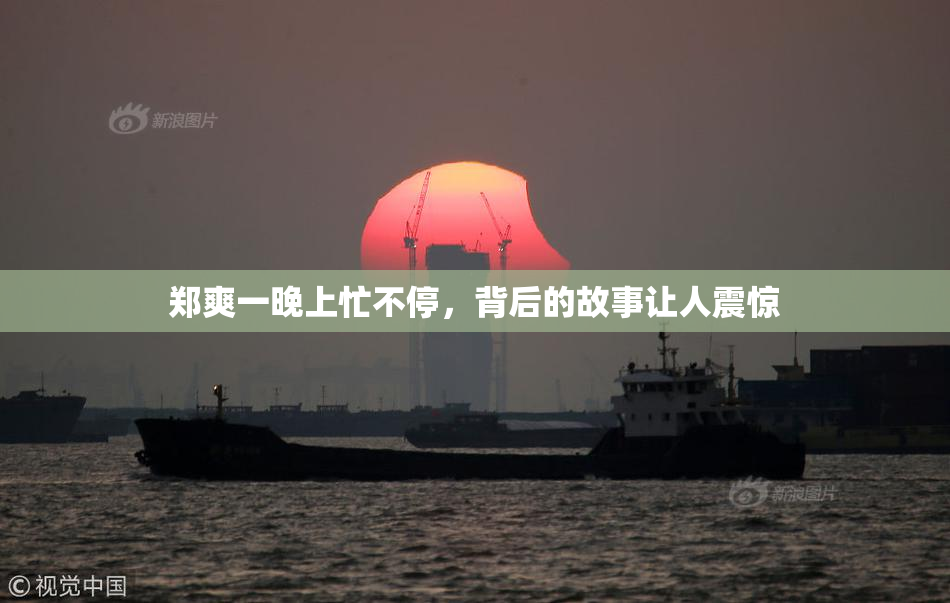 郑爽一晚上忙不停，背后的故事让人震惊